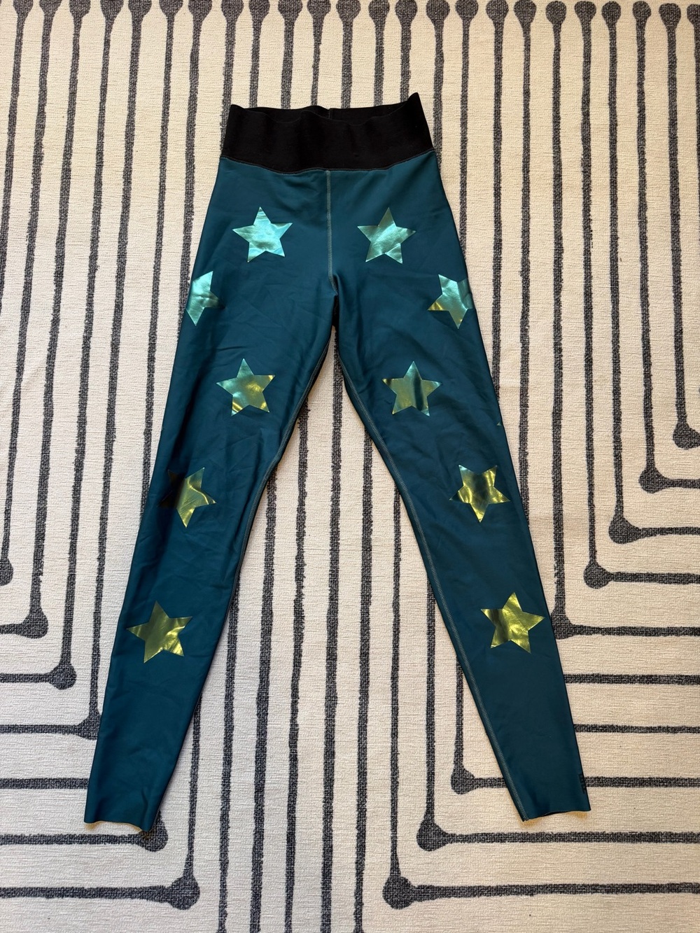 Women’s blue/Green Star-Print Leggings